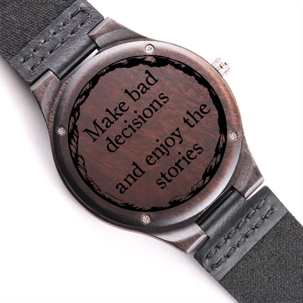 The Ultimate Gift for Him: The Engraved Wooden Watch