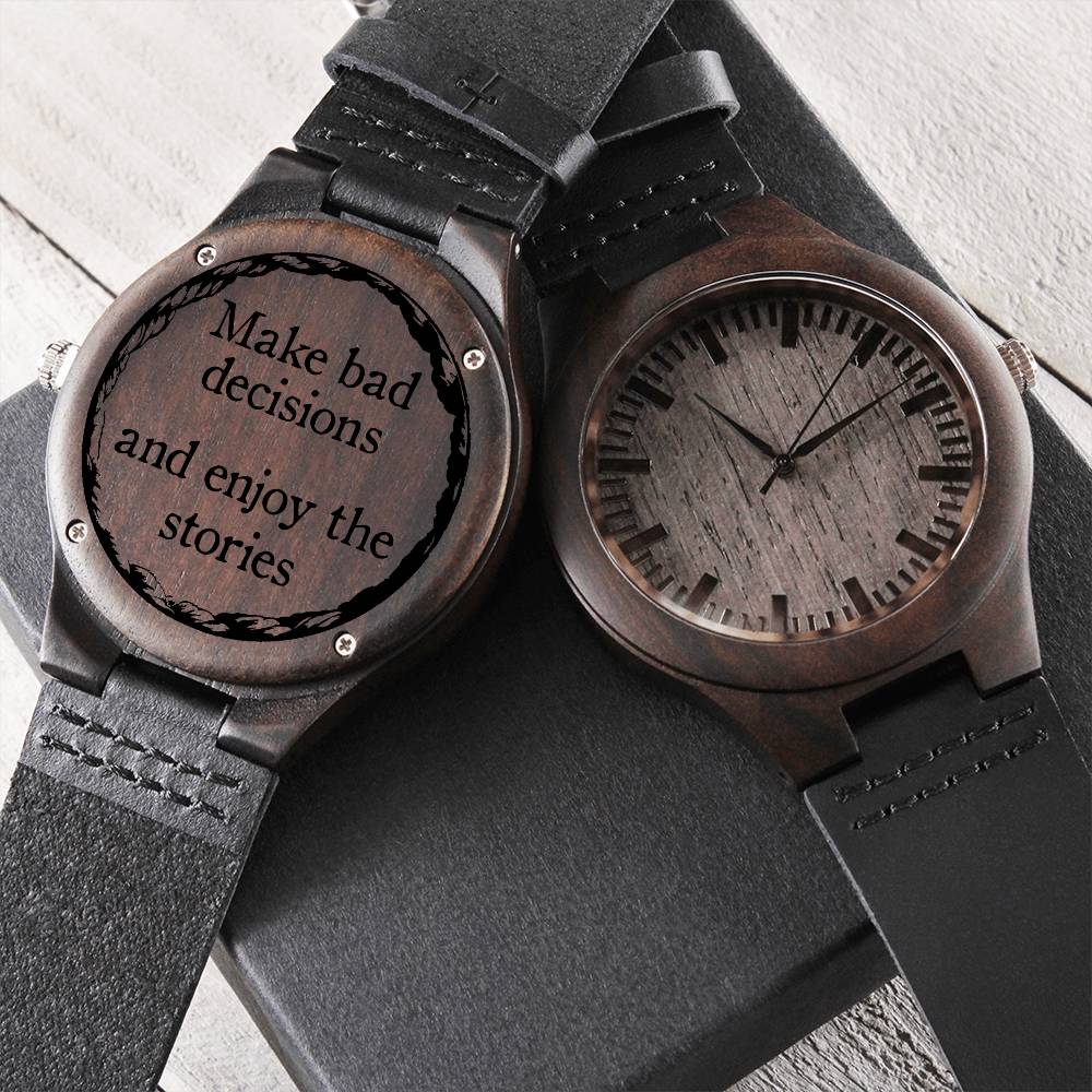 The Ultimate Gift for Him: The Engraved Wooden Watch