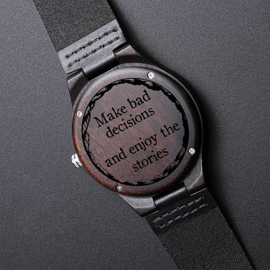 The Ultimate Gift for Him: The Engraved Wooden Watch