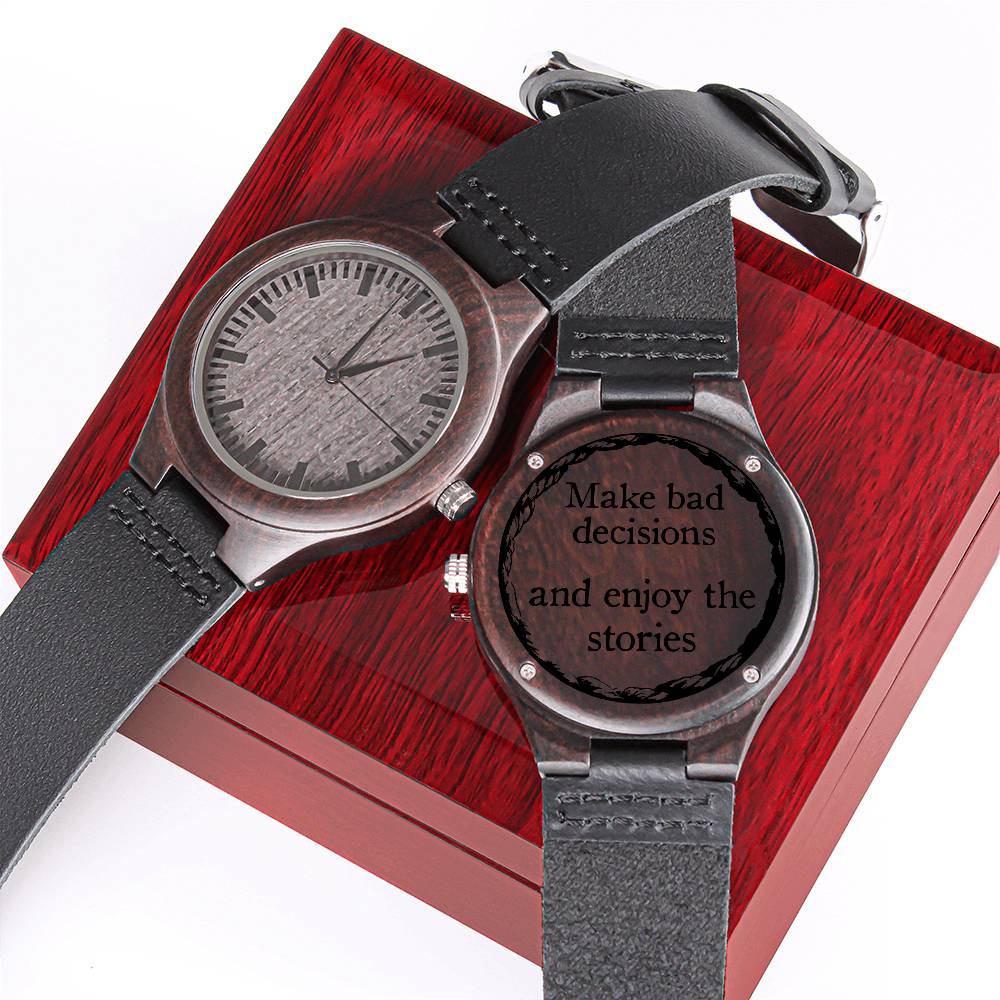 The Ultimate Gift for Him: The Engraved Wooden Watch