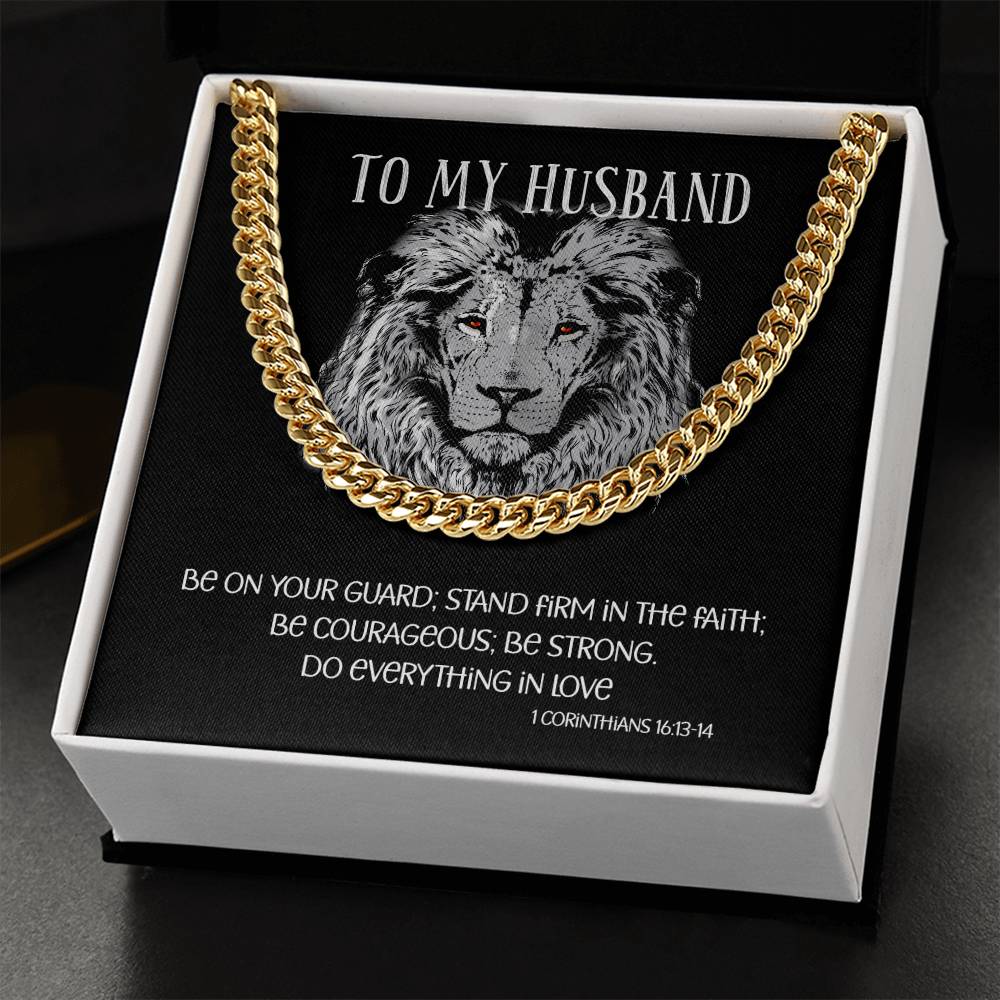 Cuban Link Chain Necklace - A bold and handsome gift for your husband