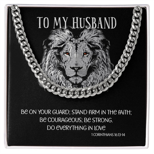 Cuban Link Chain Necklace - A bold and handsome gift for your husband