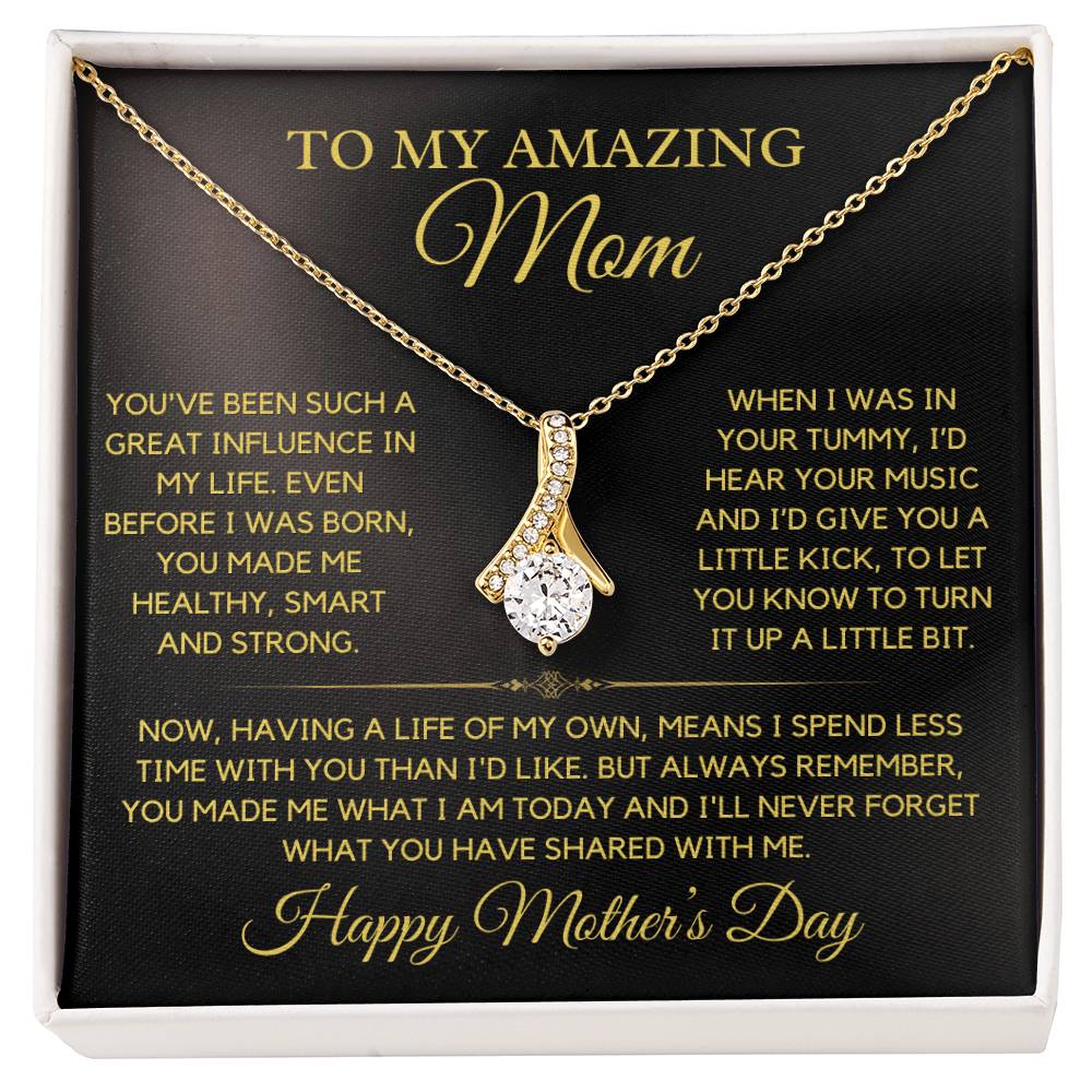 Gift for Mom for Mother's Day! You Made Me What I Am Today.