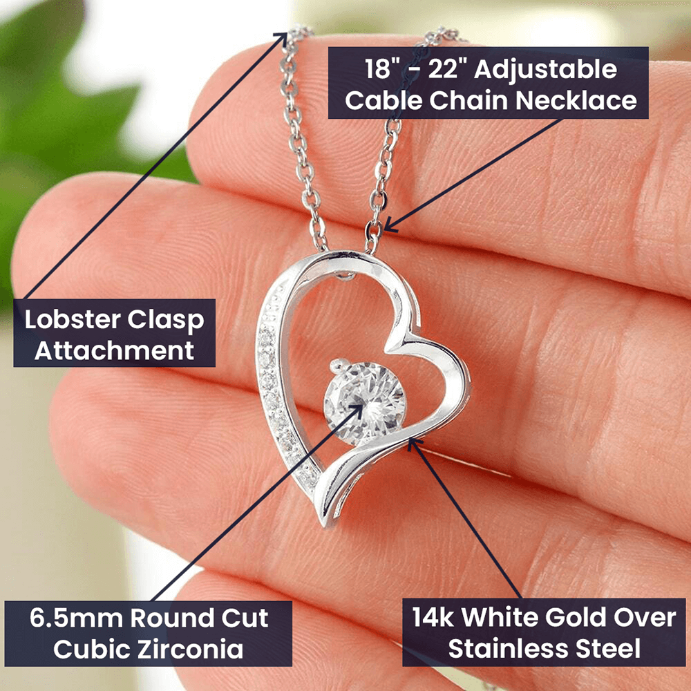 Wife - Best Friend -Forever Love Necklace